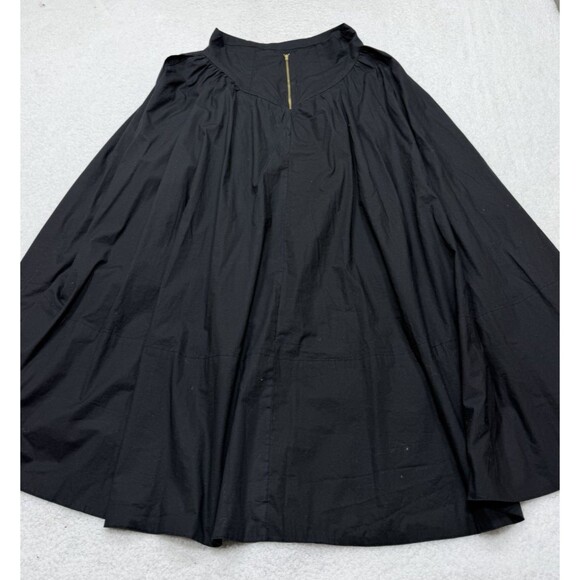 Anthropologie Maeve Maxi Skirt Black Drop Waist Cotton Preppy Boho Size 10 New - Picture 9 of 14